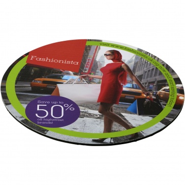Logo trade business gift photo of: Q-Mat® round mouse mat