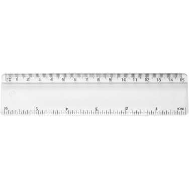 Logo trade corporate gift photo of: Renzo 15 cm plastic ruler