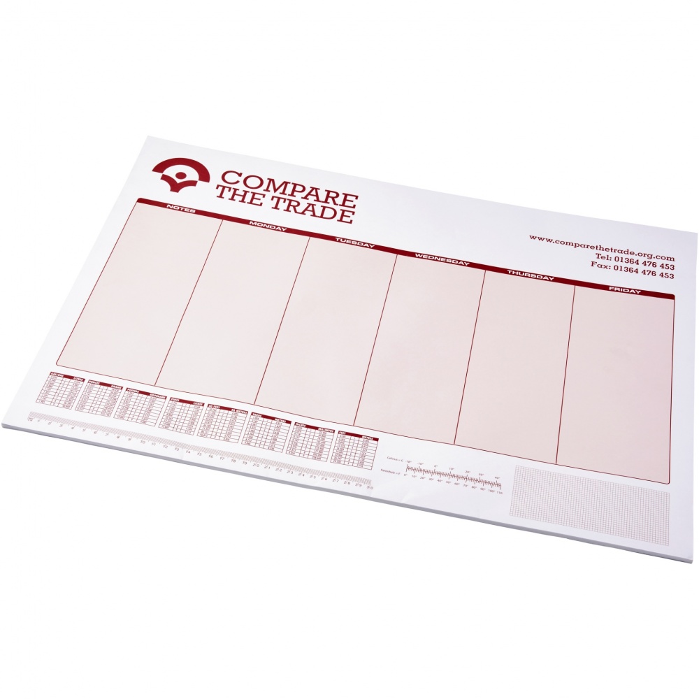 Logo trade business gifts image of: Desk-Mate® A3 notepad