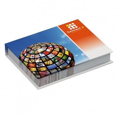 Logotrade promotional item image of: Combi notes page marker set hard cover