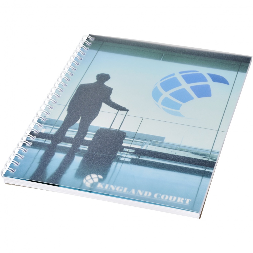 Logotrade promotional item picture of: Desk-Mate® wire-o A5 notebook PP cover