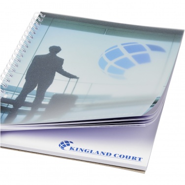 Logo trade corporate gift photo of: Desk-Mate® wire-o A5 notebook PP cover
