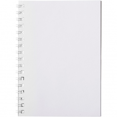 Logo trade promotional gift photo of: Desk-Mate® spiral A6 notebook PP cover