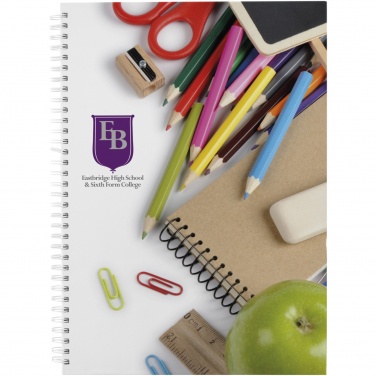 Logotrade advertising product picture of: Wire-o A4 notebook hard cover