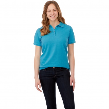 Logotrade promotional product image of: Beryl short sleeve women's organic recycled polo