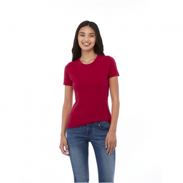 Logo trade promotional gifts image of: Balfour short sleeve women's organic t-shirt