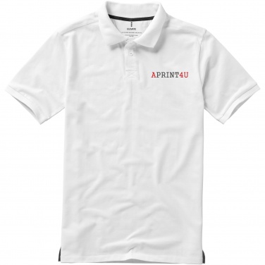 Logo trade advertising products image of: Calgary short sleeve men's polo