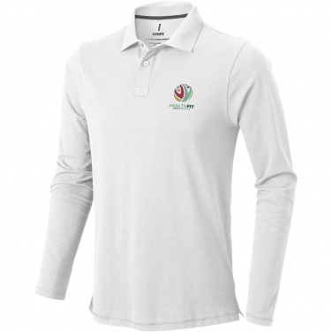 Logo trade promotional items picture of: Oakville long sleeve men's polo