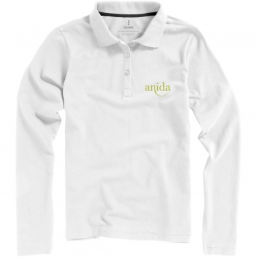 Logotrade promotional giveaways photo of: Oakville long sleeve women's polo