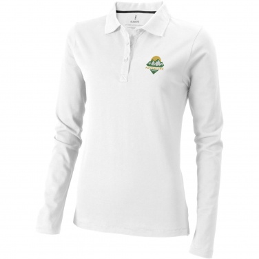 Logotrade promotional products photo of: Oakville long sleeve women's polo