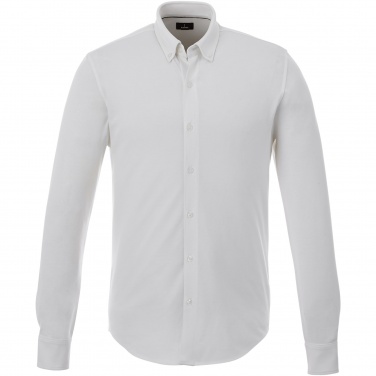 Logo trade promotional gifts picture of: Bigelow long sleeve men's pique shirt