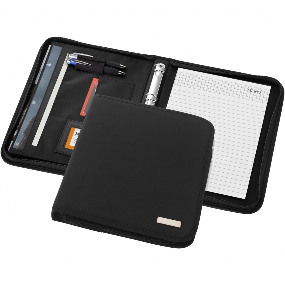 Logo trade promotional product photo of: Stanford deluxe A4 zippered portfolio