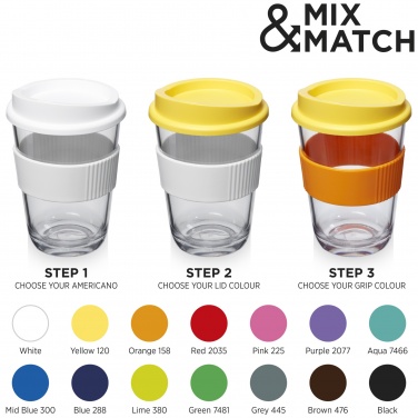 Logo trade advertising products picture of: Americano® Cortado 300 ml tumbler with grip