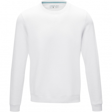 Logotrade promotional gift picture of: Jasper men’s organic recycled crewneck sweater