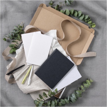 Logotrade promotional gift image of: Bianco A5 size wire-o notebook