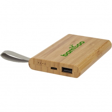 Logotrade promotional merchandise photo of: Tulda 5000 mAh bamboo power bank