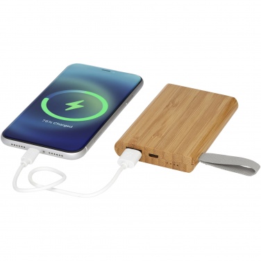 Logotrade business gift image of: Tulda 5000 mAh bamboo power bank