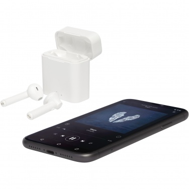 Logo trade promotional gifts image of: Volantis UVC True Wireless auto pair earbuds