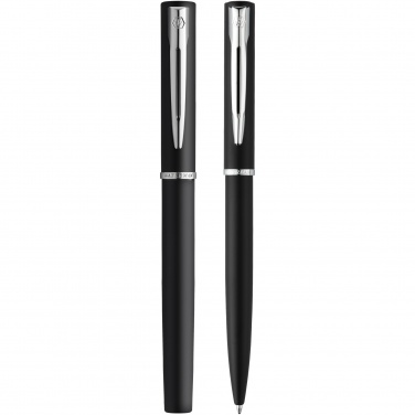 Logo trade promotional giveaways image of: Waterman Allure ballpoint and rollerball pen set