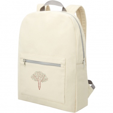 Logotrade business gifts photo of: Pheebs 450 g/m² recycled cotton and polyester backpack 10L