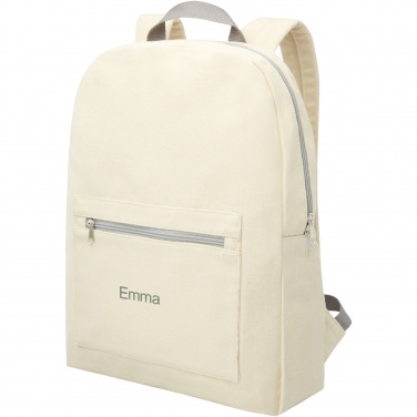 Logotrade promotional merchandise photo of: Pheebs 450 g/m² recycled cotton and polyester backpack 10L