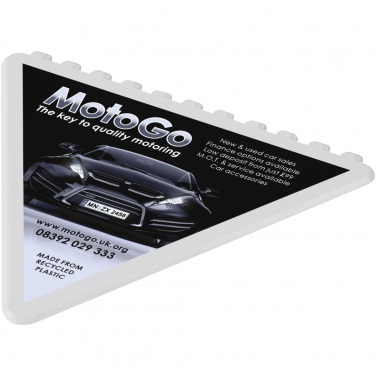 Logotrade promotional product picture of: Frosty triangular recycled plastic ice scraper