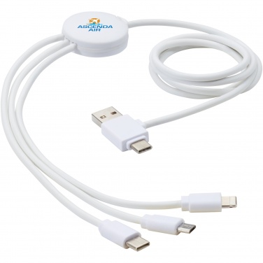 Logo trade promotional gift photo of: Pure 5-in-1 charging cable with antibacterial additive