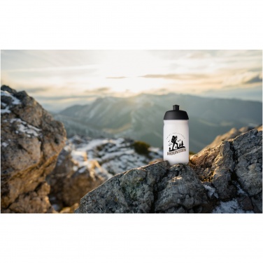 Logotrade promotional gift picture of: HydroFlex™ Clear 500 ml squeezy sport bottle