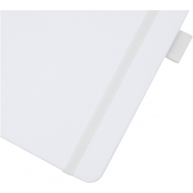 Logo trade promotional items image of: Honua A5 recycled paper notebook with recycled PET cover