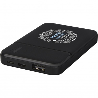 Logo trade promotional gifts image of: Loop 5000 mAh recycled plastic power bank