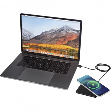Logotrade promotional giveaway picture of: Loop 10W recycled plastic wireless charging pad
