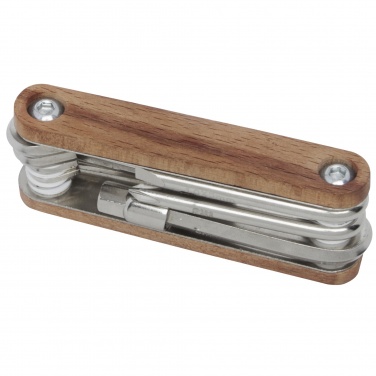 Logo trade business gifts image of: Fixie 8-function wooden bicycle multi-tool