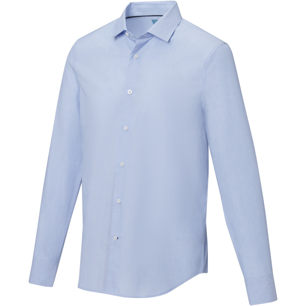 Logotrade promotional gift image of: Cuprite long sleeve men's organic shirt