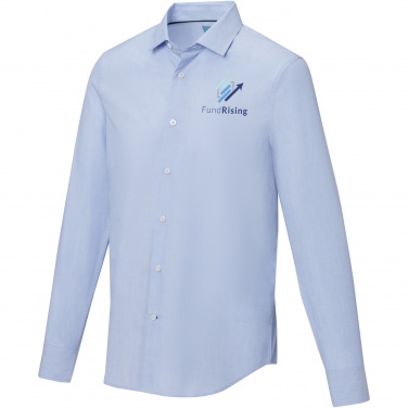 Logo trade promotional items picture of: Cuprite long sleeve men's organic shirt