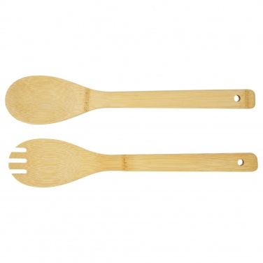Logotrade advertising products photo of: Argulls bamboo salad bowl and tools