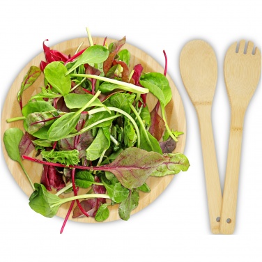 Logotrade promotional products photo of: Argulls bamboo salad bowl and tools
