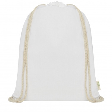 Logo trade advertising products picture of: Orissa 140 g/m² organic cotton drawstring bag 5L