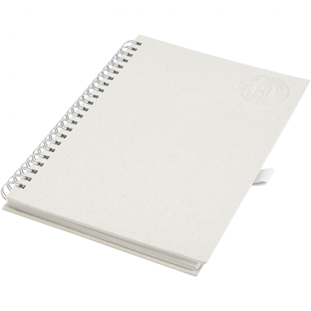 Logo trade promotional merchandise photo of: Dairy Dream A5 size reference recycled milk cartons spiral notebook