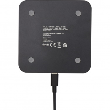 Logotrade advertising product image of: Hybrid 15W premium wireless charging pad