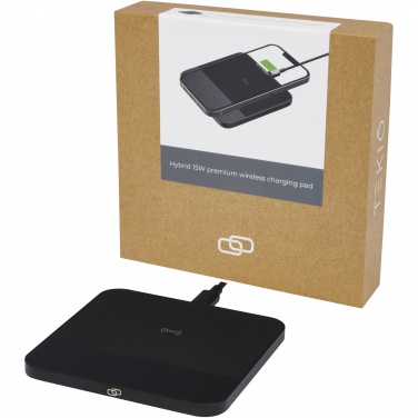 Logotrade promotional giveaway image of: Hybrid 15W premium wireless charging pad