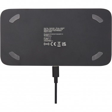 Logotrade promotional giveaway picture of: Hybrid 15W premium dual wireless charging pad