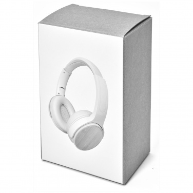 Logotrade promotional gifts photo of: Athos bamboo Bluetooth® headphones with microphone