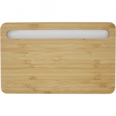Logo trade promotional giveaways picture of: Medake 10W bamboo wireless charger