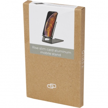 Logo trade corporate gift photo of: Rise slim aluminium phone stand
