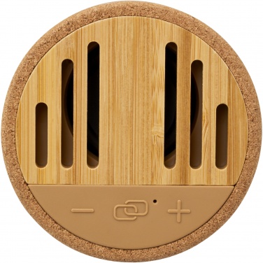 Logo trade advertising products picture of: Cerris 5W cork Bluetooth® speaker