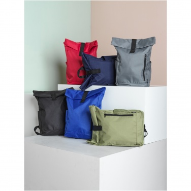 Logo trade promotional items picture of: Byron 15.6" GRS RPET roll-top backpack 18L