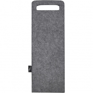 Logotrade promotional gift picture of: Felta 75 cl GRS recycled felt wine bag
