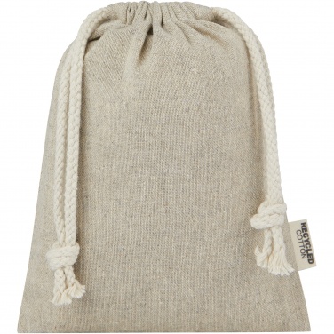 Logo trade promotional giveaways picture of: Pheebs 150 g/m² GRS recycled cotton gift bag small 0.5L