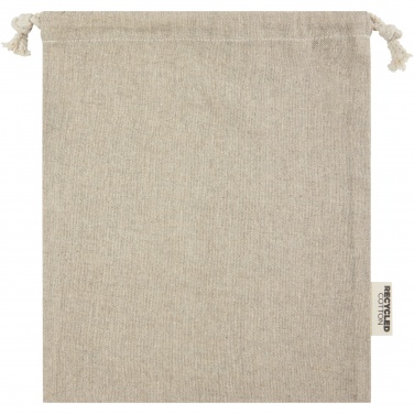 Logo trade promotional gifts image of: Pheebs 150 g/m² GRS recycled cotton gift bag medium 1.5L