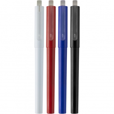 Logo trade promotional product photo of: Mauna recycled PET gel rollerball pen